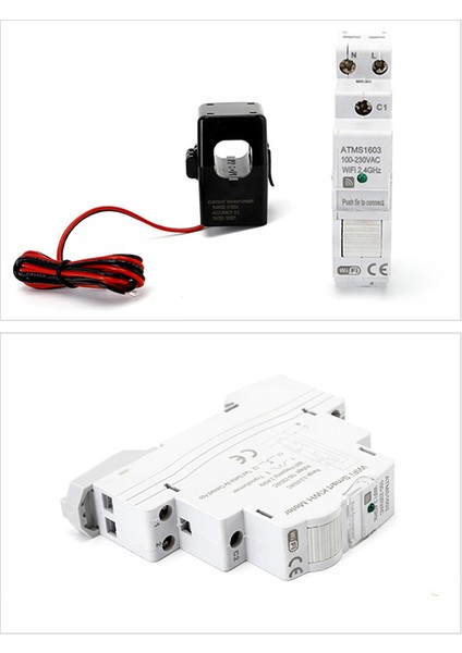 Tuya Wifi Elektrik Kwh Ölçer Din Ray Tek Fazlı 110V 230V (50A) (Yurt Dışından) indirimleri