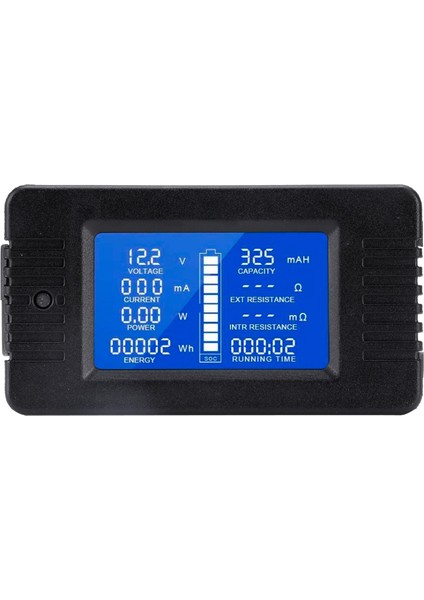 Dc Akü Monitör Metre, LCD Ekran 0-200V Voltmetre Ampermetre (Yurt Dışından)