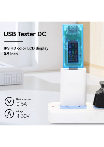 0,96 Inç IPS LCD Ekran 13'ü 1 Arada Çok Işlevli USB Test Cihazı (Yurt Dışından)