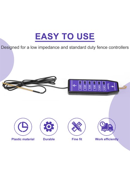 2-12KV Çiftçi Çit Gerilimi Test Aracı, Çit Gerilimi Test Cihazı (Yurt Dışından)