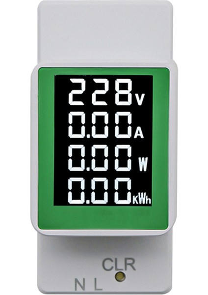 Kwh Power Dijital Enerji Ölçer Voltmetre Ampermetre Wattmetre (Yurt Dışından)