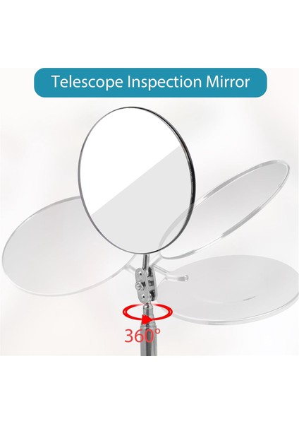 3 Paket Teleskopik Muayene Aynası Mekanik Kontrol Aynası (Yurt Dışından)