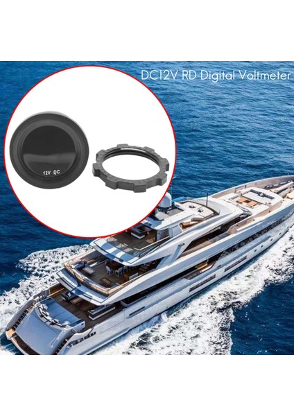 DC12V Rd Dijital Voltmetre Üç Kablolu Araba Voltaj Panel Metre (Yurt Dışından)