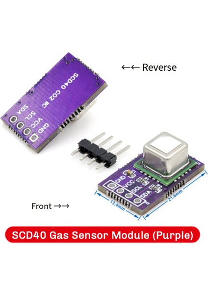 SCD40 Gaz Sensörü Modülü B'yi Algılar (Yurt Dışından) modelleri