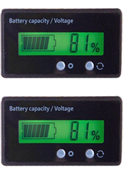 2 Adet Dc 12V Akü Ölçer Ön Ayar ve Anahtar (Yurt Dışından)