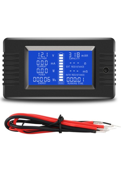 0-200V 10A Voltmetre Ampermetre Dijital Akü Test Cihazı Metre Monitör (Yurt Dışından)