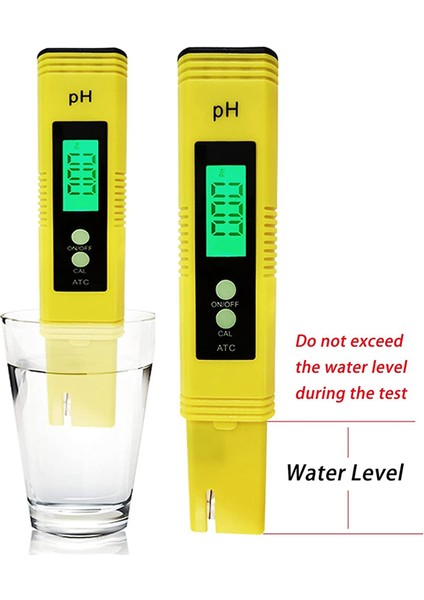 4'ü 1 Arada Tds Ph Ölçer, Ec Ölçer, Musluk Içme Suyu Için Tds Su Test Cihazı (Yurt Dışından)