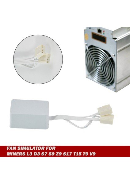 Bitmain Antminer Madencileri Için 2 Adet Fan Simülatörü L3 D3 S7 S9 Z9 S17 (Yurt Dışından)