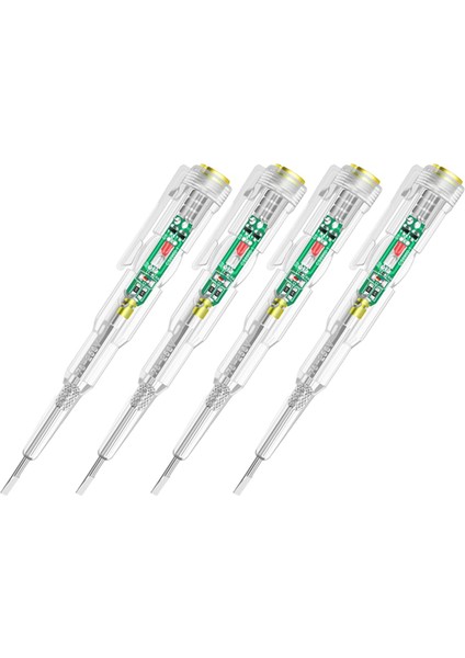 4 Adet Akıllı Voltaj Test Kalemi Ac Temassız Indüksiyon Test Kalemi (Yurt Dışından)