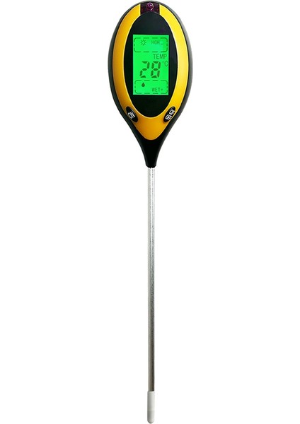 4'ü 1 Arada Toprak Ph Ölçer Nem/sıcaklık/toprak Ph Test Cihazı (Yurt Dışından)
