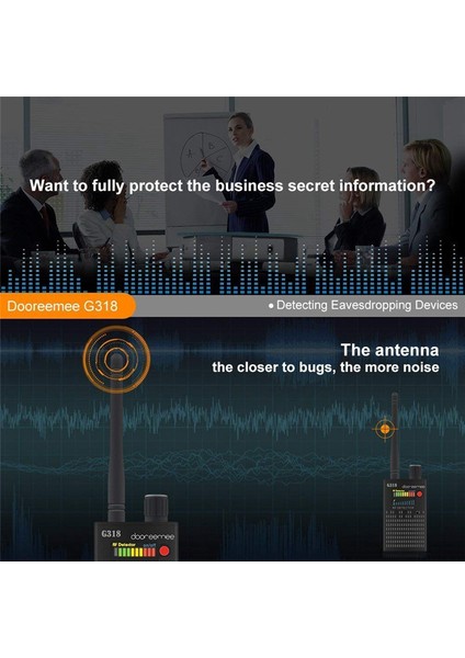 G318 Gps Izleyici Dedektörü Kablosuz Sinyal Dedektörü Kamera Dedektörü (Yurt Dışından)