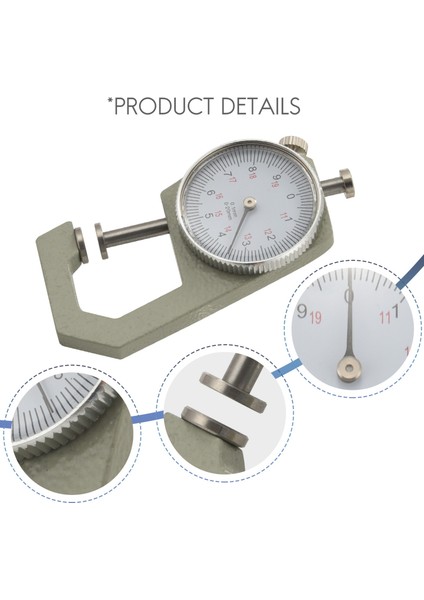 Cep Kalınlığı Ölçüm Ölçer Gage Aracı 0 Ila 20 Mm (Yurt Dışından)