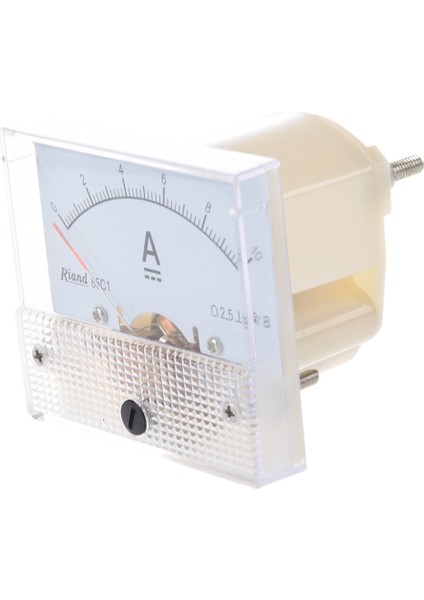 85C1 Dc 0-10A Dikdörtgen Analog Panel Ampermetre Ölçer (Yurt Dışından)