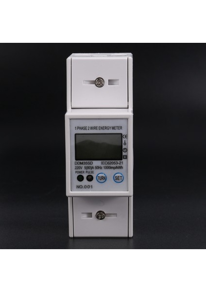 220V 5-80A Voltaj Akım Göstergeli Tek Elektrik Enerjisi Ölçer (Yurt Dışından) fiyatları