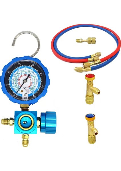 R22/R410A/R134A/R404A Için Klima Manifold Ölçeri (Yurt Dışından)