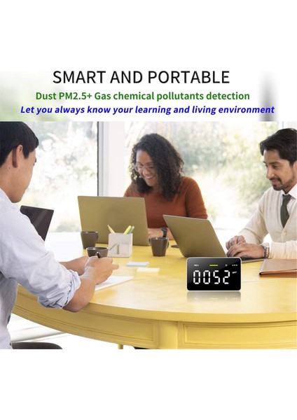 Hava Kalitesi Monitörü, Iç Hava Kalitesi Ölçer Pm2.5 ve Voc'leri Algılar (Yurt Dışından)
