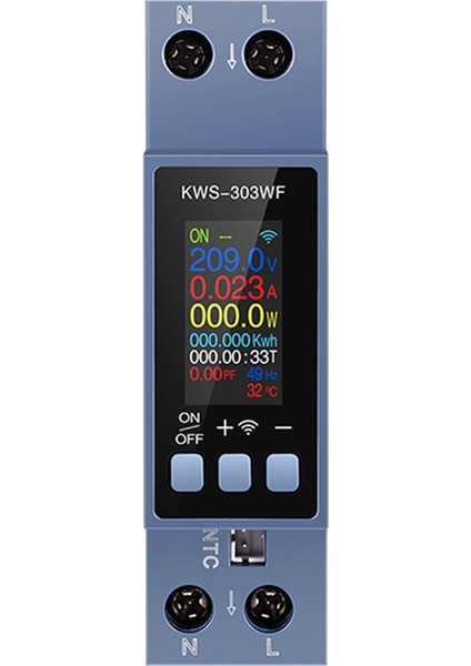Tuya Wıfı Enerji Ölçer Din Ray Montajlı Dijital Voltmetre Ampermetre (Yurt Dışından) fırsatları
