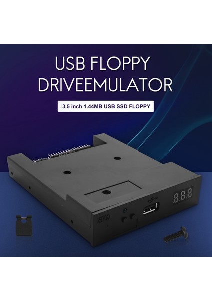 SFR1M44-U100K Siyah 3.5 Inç 1.44MB USB SSD Disk Sürücüsü (Yurt Dışından)