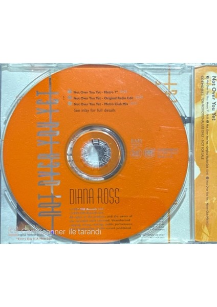 Diana Ross - Not Over You Yet Maxi Single CD