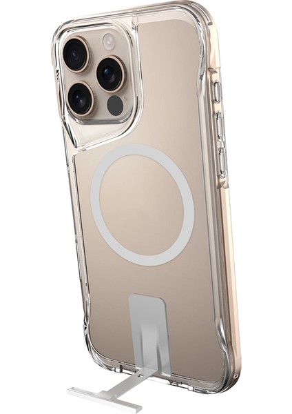 Apple iPhone 16 Pro Max Uyumlu Magsafe Şarj Özellikli T-Max Standlı Kapak