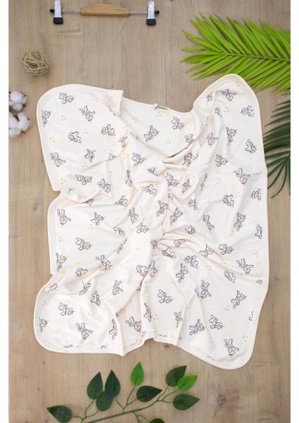 Kız Erkek Bebek Çift Katlı Natural Penye Battaniye STL6905 fiyatları