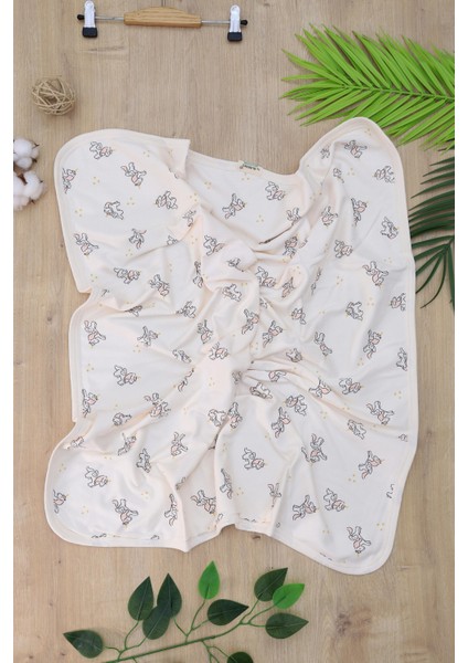 Kız Erkek Bebek Çift Katlı Natural Penye Battaniye STL6905 fırsatları