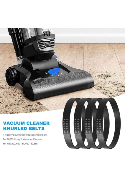 Eureka Style U E0205 Dik Elektrikli Süpürge Için 4 Paket Vakum Kayışı Yedek Kayışlar, Eureka NEU202,NEU181,NEU180,VB (Yurt Dışından) indirimleri