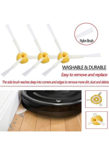 Irobot Roomba 600 Serisi Için Yedek Parçalar Aksesuarı 690 692 694 670 660 665 651 650 614 ve 500 Serisi 595 585 564 (Yurt Dışından) modelleri