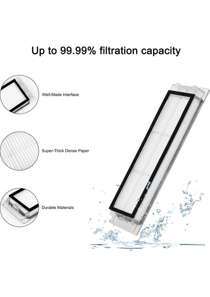 Elektrikli Süpürge Aksesuarları Filtreler Fırçalar Paspas Bezleri Kitleri, Xiaomi Roborock S50 S55 S6 Robot Için Yedek Filtre Parçaları (Yurt Dışından)
