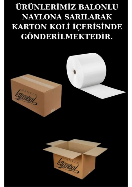 Erkek Ahşap Kukla Kollu Terzi Mankeni Vitrin Mankeni