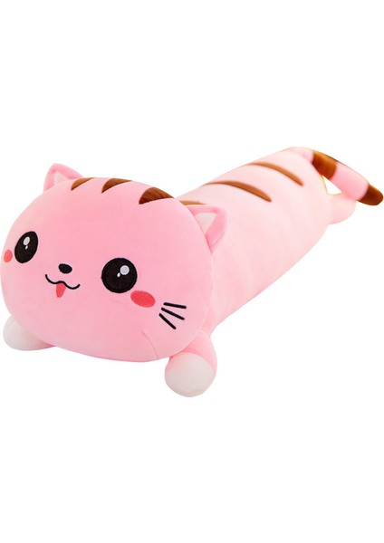 Yeni Uzun Kedi Yastık Peluş Oyuncak Kızlar Uyku Yastığı Yumuşak Bacaklar Bacaklar Sevimli Bebek (900MM) (Yurt Dışından)