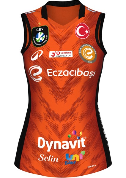 Eczacıbaşı 24/25 Orijinal Resmi Voleybol Forması - Turuncu