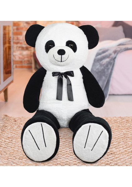 Ayıcı Oyuncak 140 cm Papyonlu Panda (%100 Yerli)