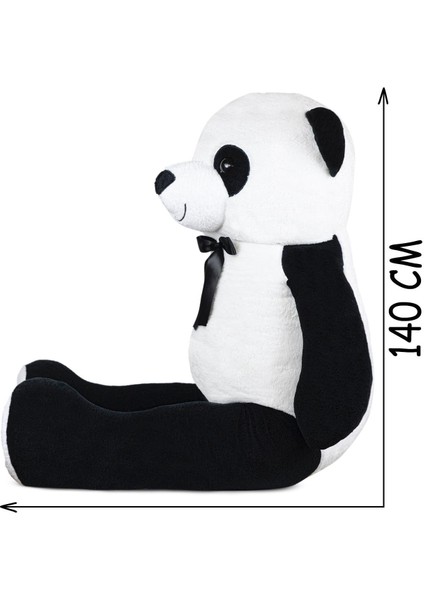 Ayıcı Oyuncak 140 cm Papyonlu Panda (%100 Yerli)