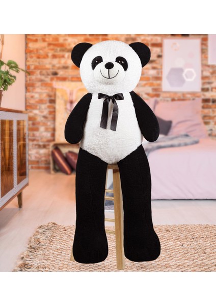 Ayıcı Oyuncak 140 cm Papyonlu Panda (%100 Yerli)