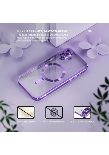 Apple iPhone 16 Plus Kılıf Magsafe Kamera Lensli Korumalı Şeffaf Silikon Kapak modelleri