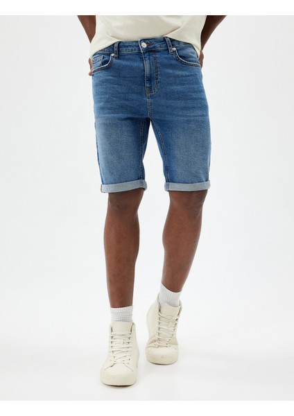 Oversize Kot Şort Bermuda Cep Detaylı Pamuklu modelleri