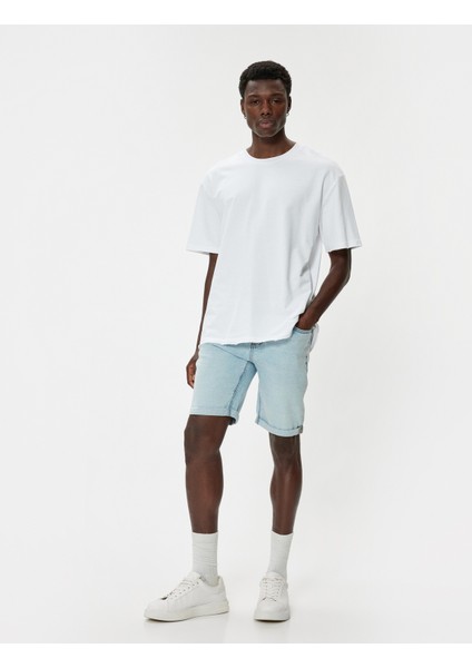 Oversize Kot Şort Bermuda Cep Detaylı Pamuklu fiyatları