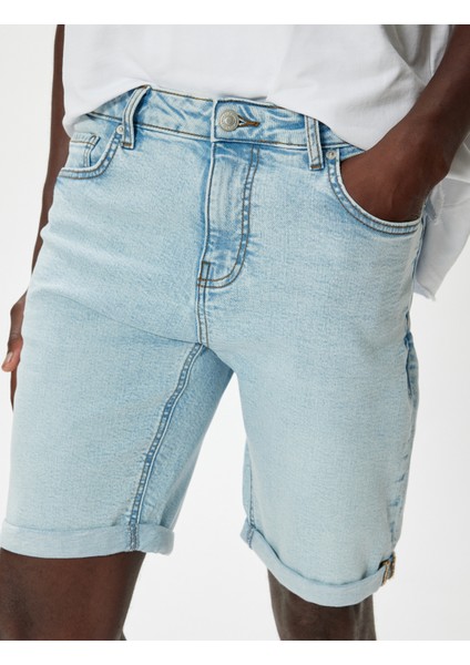 Oversize Kot Şort Bermuda Cep Detaylı Pamuklu indirimleri