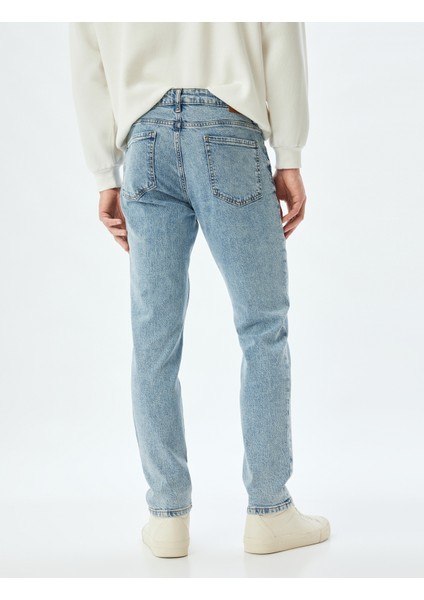 Slim Fit Kot Pantolon - Brad Jean