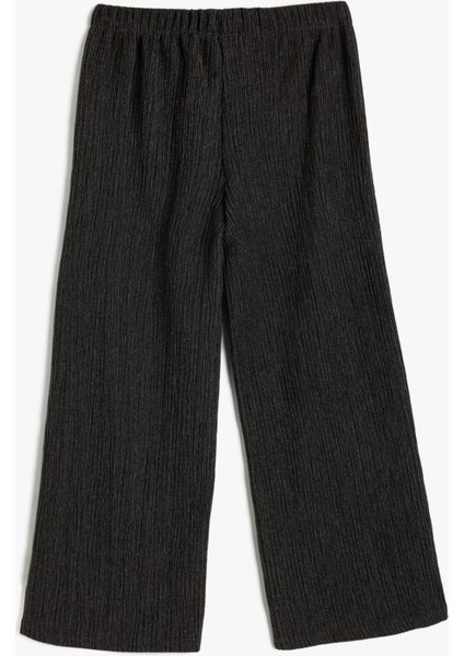 Bol Paça Pantolon Beli Lastikli