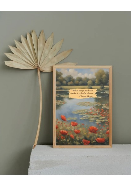 Çerçeveli Poster, 2'li Claude Monet Tablosu, Pinterest Tarzı Duvar Dekorasyonu fiyatları