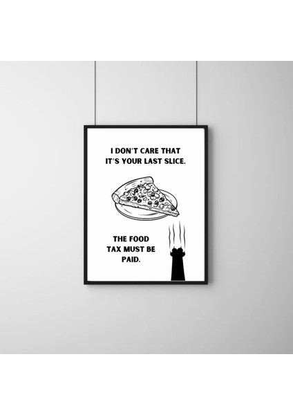 Çerçeveli , Kedili Poster, Pinterest Minimal Duvar Dekorasyonu