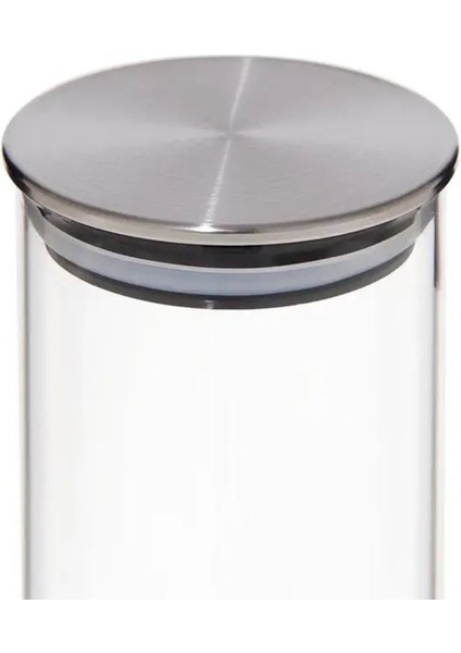 Borosilikat Cam Kavanoz Metal Kapaklı Silikon Contalı 8,5*15 cm fiyatları