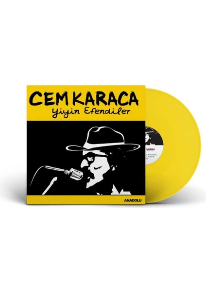 Cem Karaca – Yiyin Efendiler Sarı Renkte Plak LP Plak