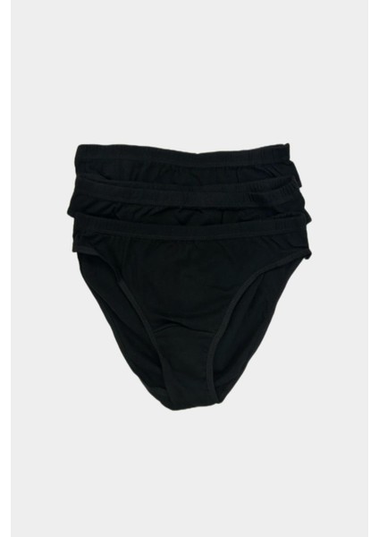 3'lü Paket Compact Penye Elastan Pamuk Kadın Külot