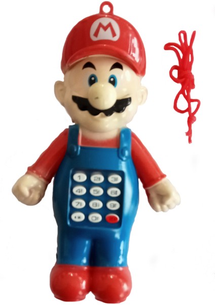 Süper Mario Sesli Müzikli Oyuncak Telefon 15 cm