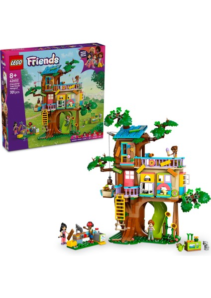 ® Friends Arkadaşlık Ağaç Ev Buluşma Yeri 42652 - 8 Yaş & Üzeri Çocuklar için Yaratıcı Oyuncak Yapım Seti (701 Parça)