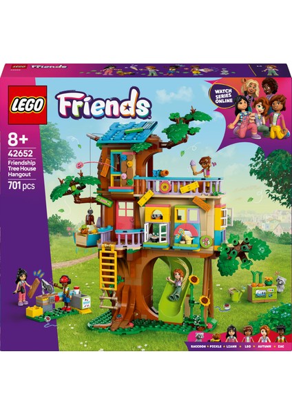® Friends Arkadaşlık Ağaç Ev Buluşma Yeri 42652 - 8 Yaş & Üzeri Çocuklar için Yaratıcı Oyuncak Yapım Seti (701 Parça)