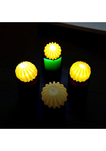 Vıp Kalite 12 Adet Yılbaşı Noel Mumu LED Işıklı Mum Pilli Gün Işığı Mum 3 Yılbaşı Mumu Süsleri LED fırsatları